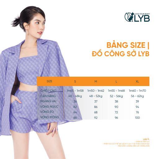 Bộ vest dài form ôm sang trọng trẻ trung 4 món màu đen LYB - FW22-O00002