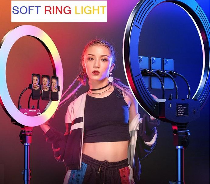 Đèn led Ring tròn đổi màu RGB MJ18