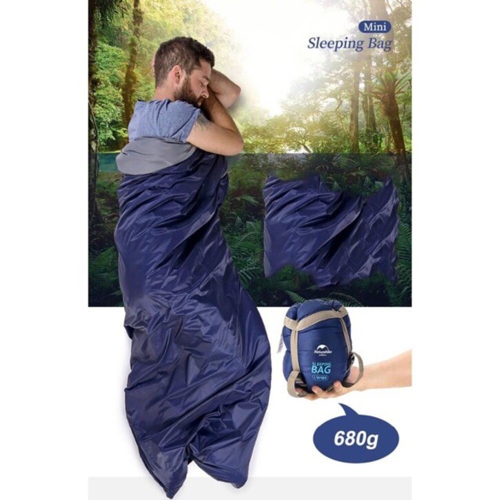 Túi ngủ Naturehike campoutvn đồ cắm trại du lịch dã ngoại NH15S003-D giữ ấm êm nhẹ xếp gọn giữ ấm tốt A158