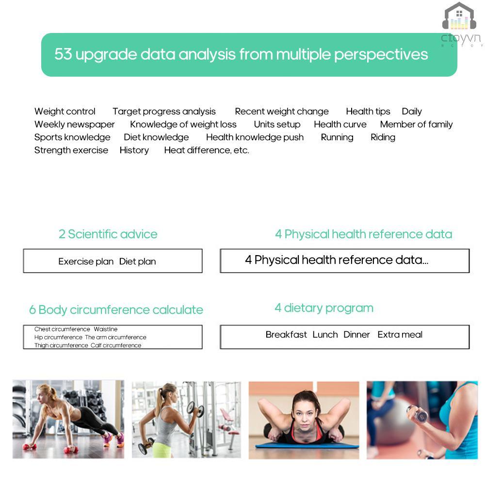 Cân điện tử thông minh độ chính xác cao cho gia đình