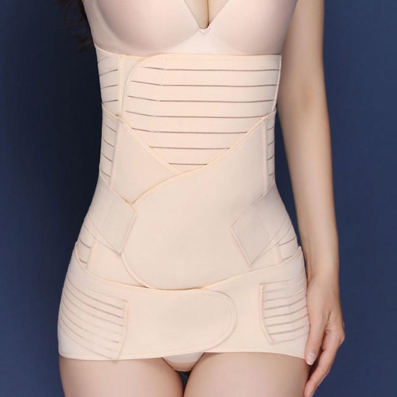 3 Trong 1 Sau Sinh BỤNG VIỀN BỤNG Xương Chậu Băng Dây Cho Mẹ Phục Hồi Cơ Thể Định Hình Eo Giảm Béo Sau Sinh