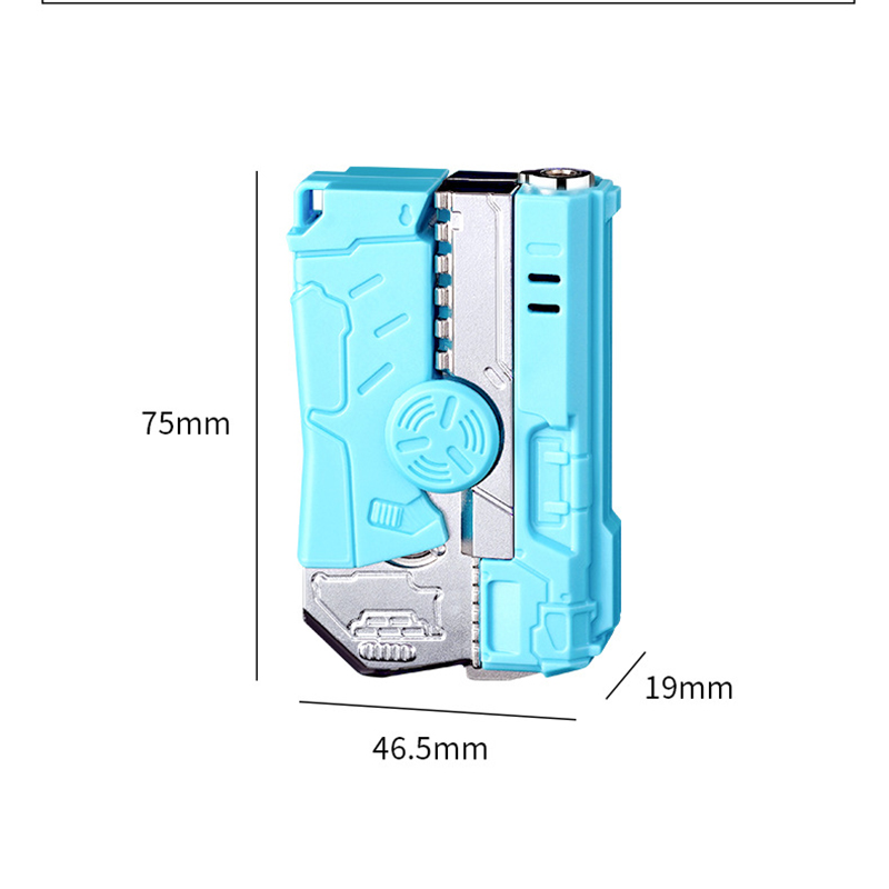 Bật Lửa Khè Súng Cà Rốt Con Quay 3in1 - Xài Gas