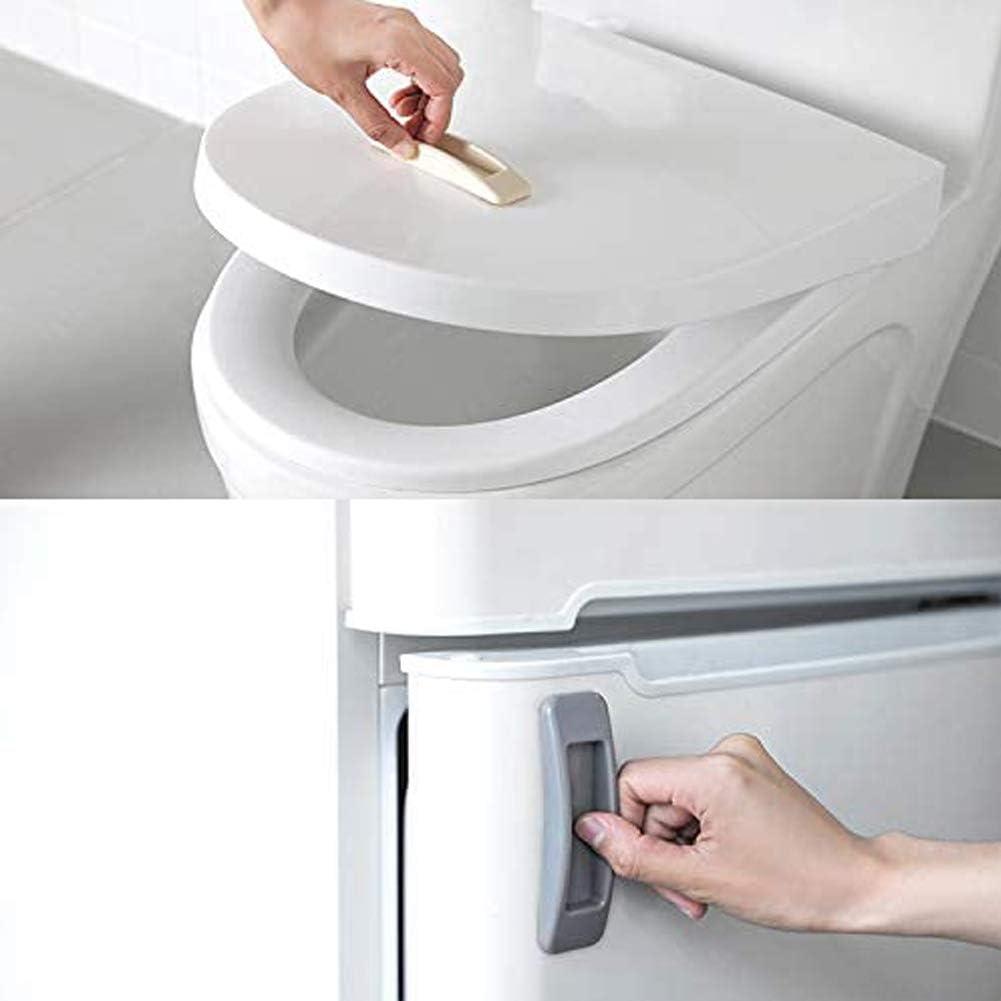 4x Tay cầm kéo tự dính Tay cầm hỗ trợ hộ gia đình thiết thực sáng tạo cho tủ bếp Ngăn kéo cửa sổ Tủ lạnh