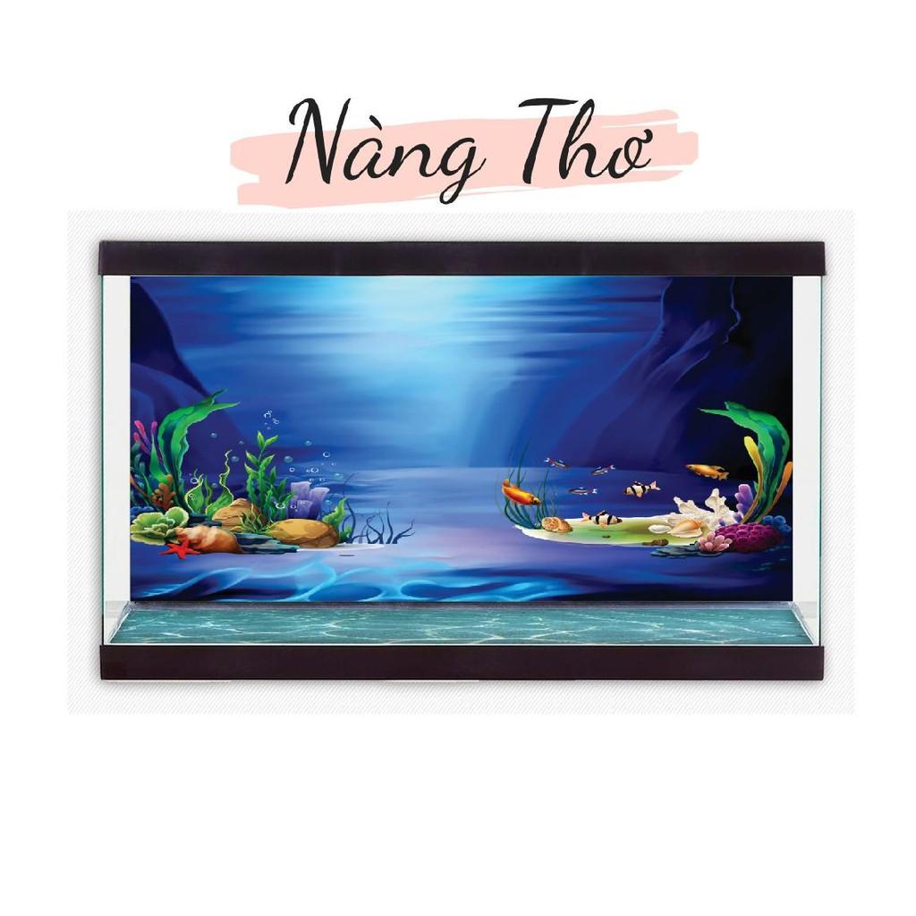 DECAL TRANH 3D DÁN HỒ CÁ_DECAL VIP