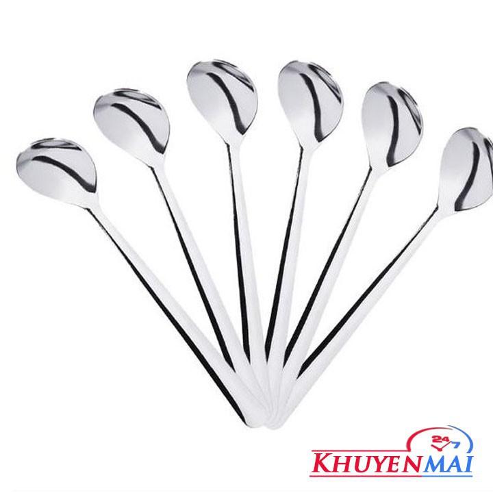 Bộ 6 muỗng INOX sinh tố