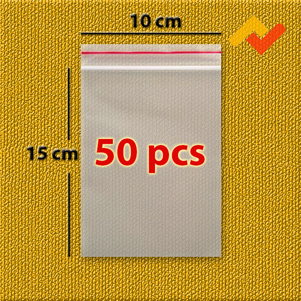 Combo Túi Zipper Chỉ Đỏ Nhiều Size Loại Tốt