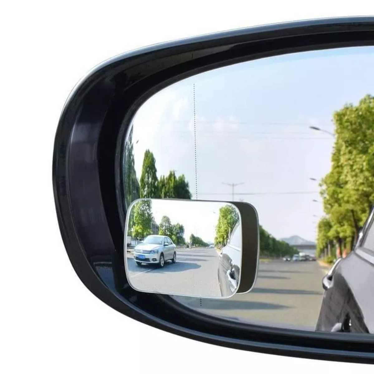 Bộ 2 Gương cầu lồi xóa điểm mù gắn kính hậu ô tô xe hơi xoay 360 độ chính hãng 3R