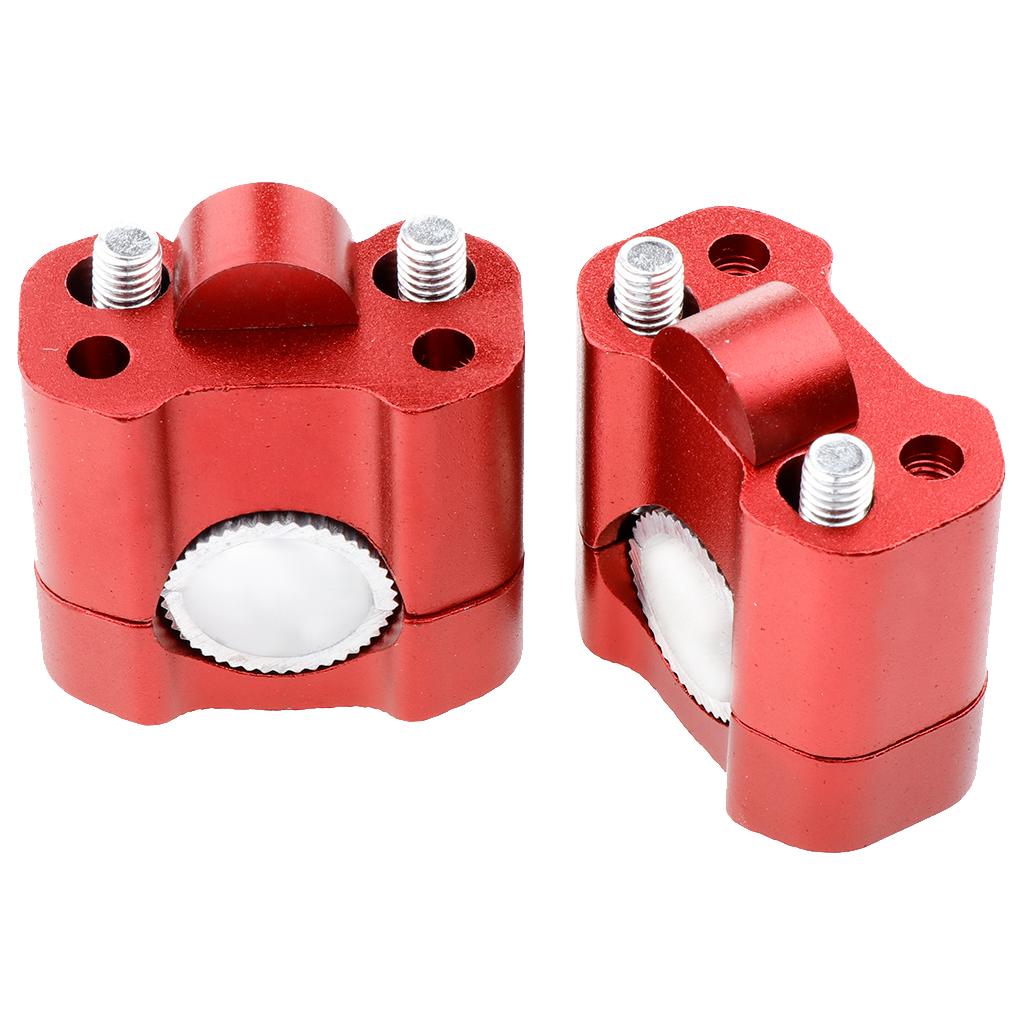 Aluminum Alloy Motorcycle  22mm-28mm Handlebar Riser Mounting Clamp Adapter