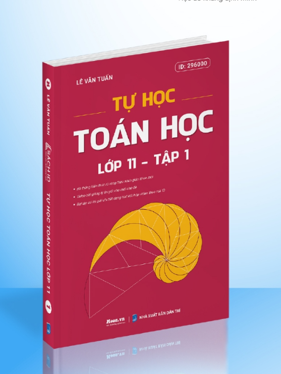 Combo 2 sách id tự học toán lớp 11 dành cho 2k7 chương trình sgk mới Moonbook