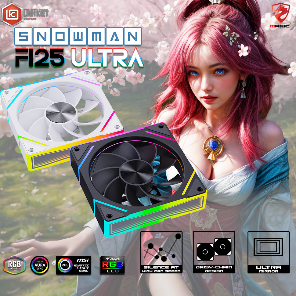 FAN CASE MAGIC ULTRA SNOW MAN F-125 - Hàng chính hãng