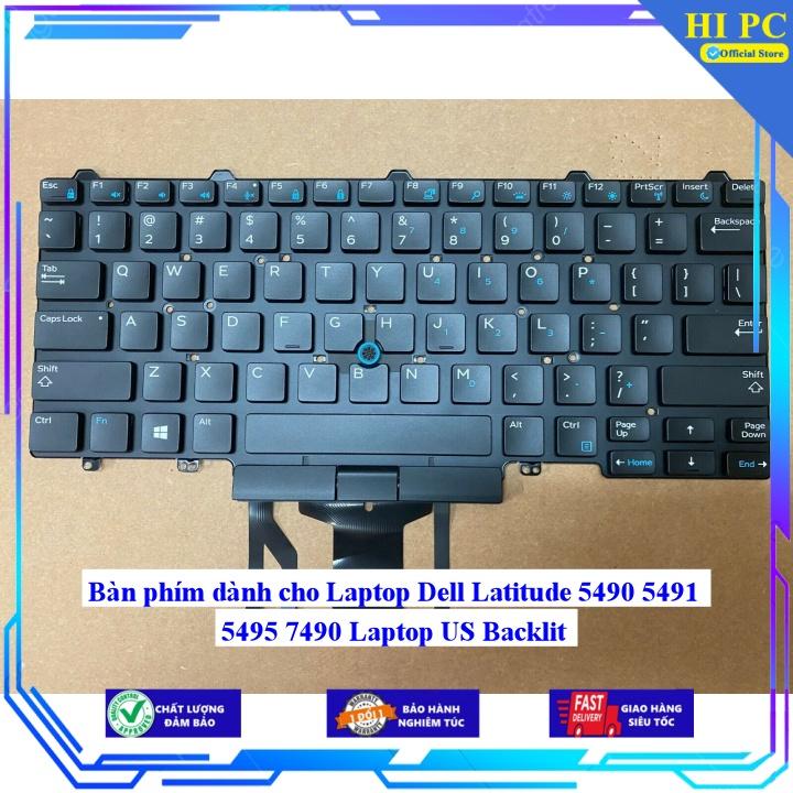 Bàn phím dành cho Laptop Dell Latitude 5490 5491 5495 7490 - Hàng Nhập Khẩu