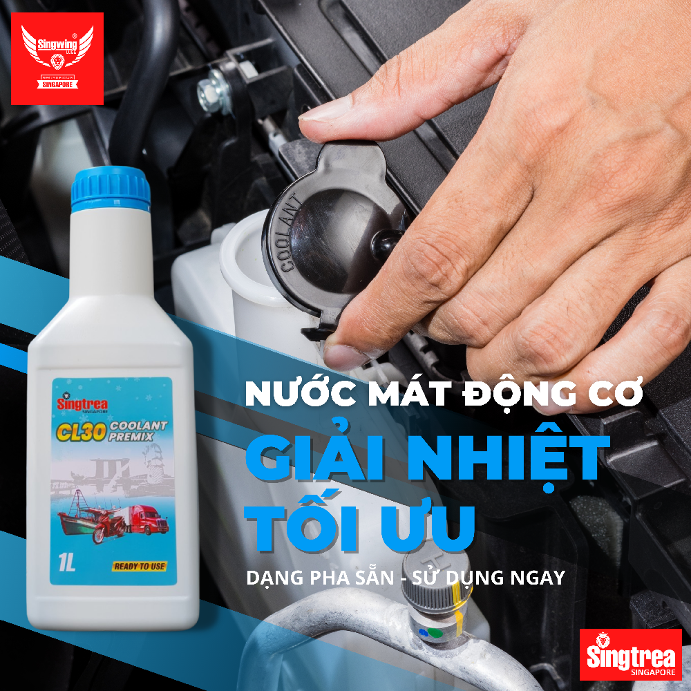 Nước mát động cơ Singtrea CL30 COOLANT PREMIX