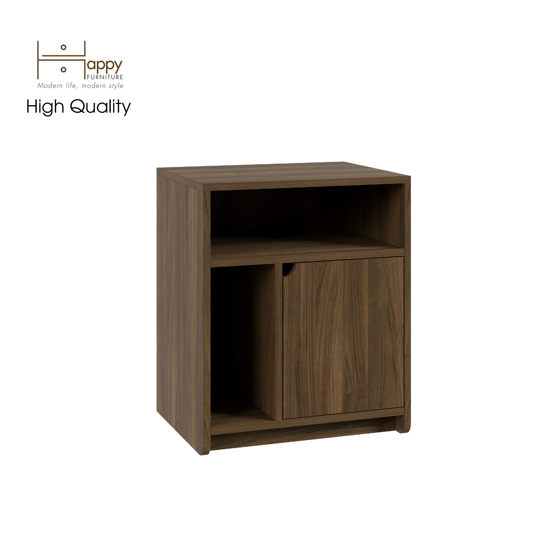 [Happy Home Furniture] CIRCLE, Táp đầu giường 3 ngăn, 50cm x 40cm x 60cm ( DxRxC), TCM_067
