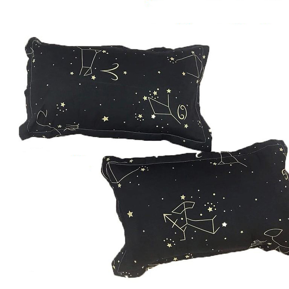 Vỏ gối nằm Cotton Poly 50x70cm, Áo gối có khóa kéo chắc chắn (1 vỏ gối)