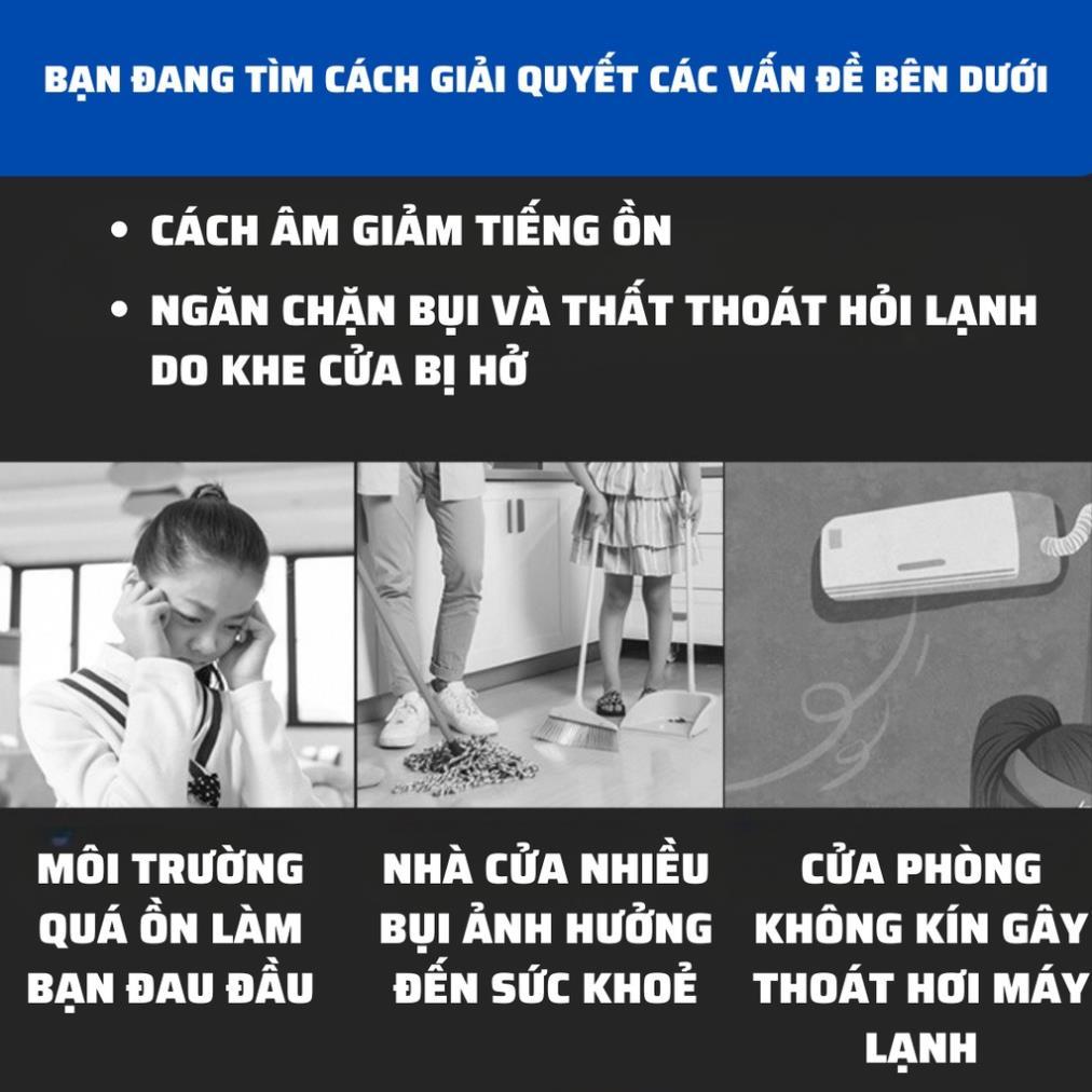 Ron PVC chặn khe hở,Thanh cao su dán chân cửa , chống côn trùng, cách âm, phù hợp mọi loại cửa K185