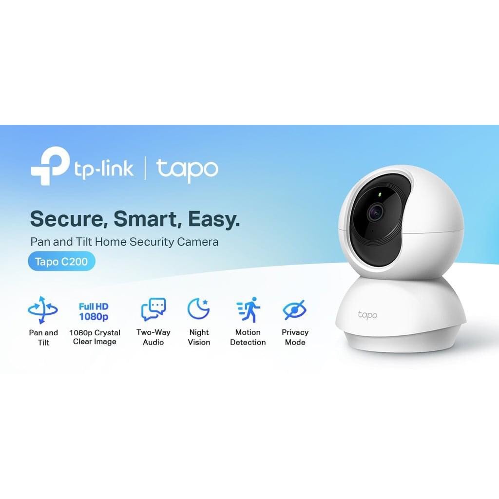 Camera WiFi Tp-link Tapo C200 An Ninh Gia Đình - Hàng Chính Hãng