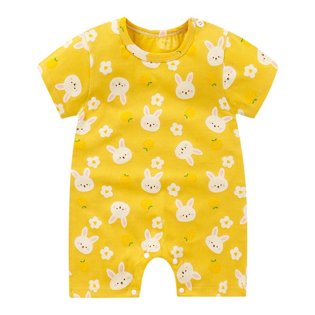 Body đùi cho bé trai gái sơ sinh bodysuit cho bé quần áo sơ sinh cộc tay in hình Cực Yêu hàng QC loại 1 (3-12kg) - BDC07