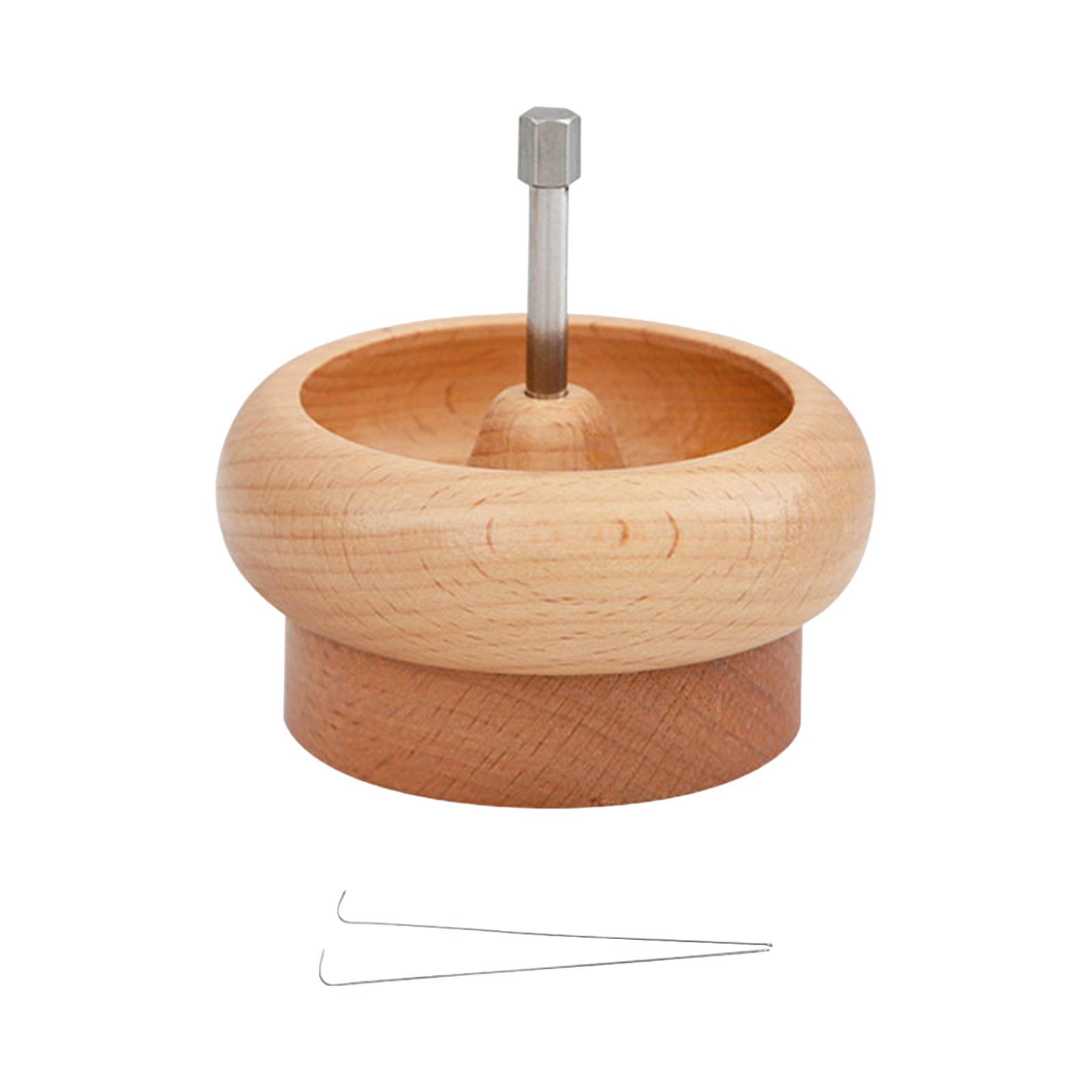 Wooden Bead Beading Bowl for Bracelets DIY Arts Crafts