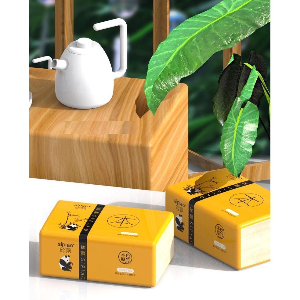 THÙNG 30 GÓI GIẤY ĂN GẤU TRÚC SIPIAO