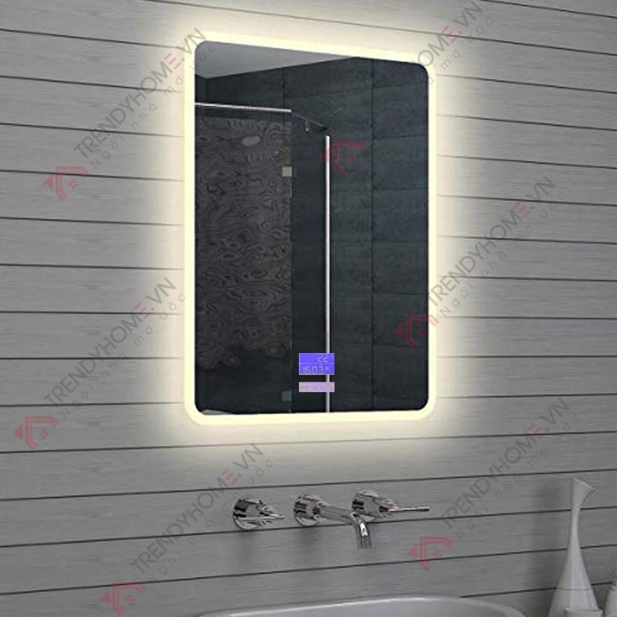 Gương Led cảm ứng Gương nhà tắm thông minh Gương bluetooth 70 x 50 Trendy Car &amp; Home