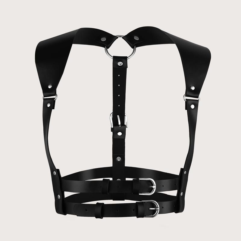 Punk Dây Nịt Da Thắt Lưng Nữ Dây Đeo Nơ Gợi Cảm Handmade Dây Trang Trí Áo Đầm Trơn Khóa Vest Thắt Lưng Dây Nịt