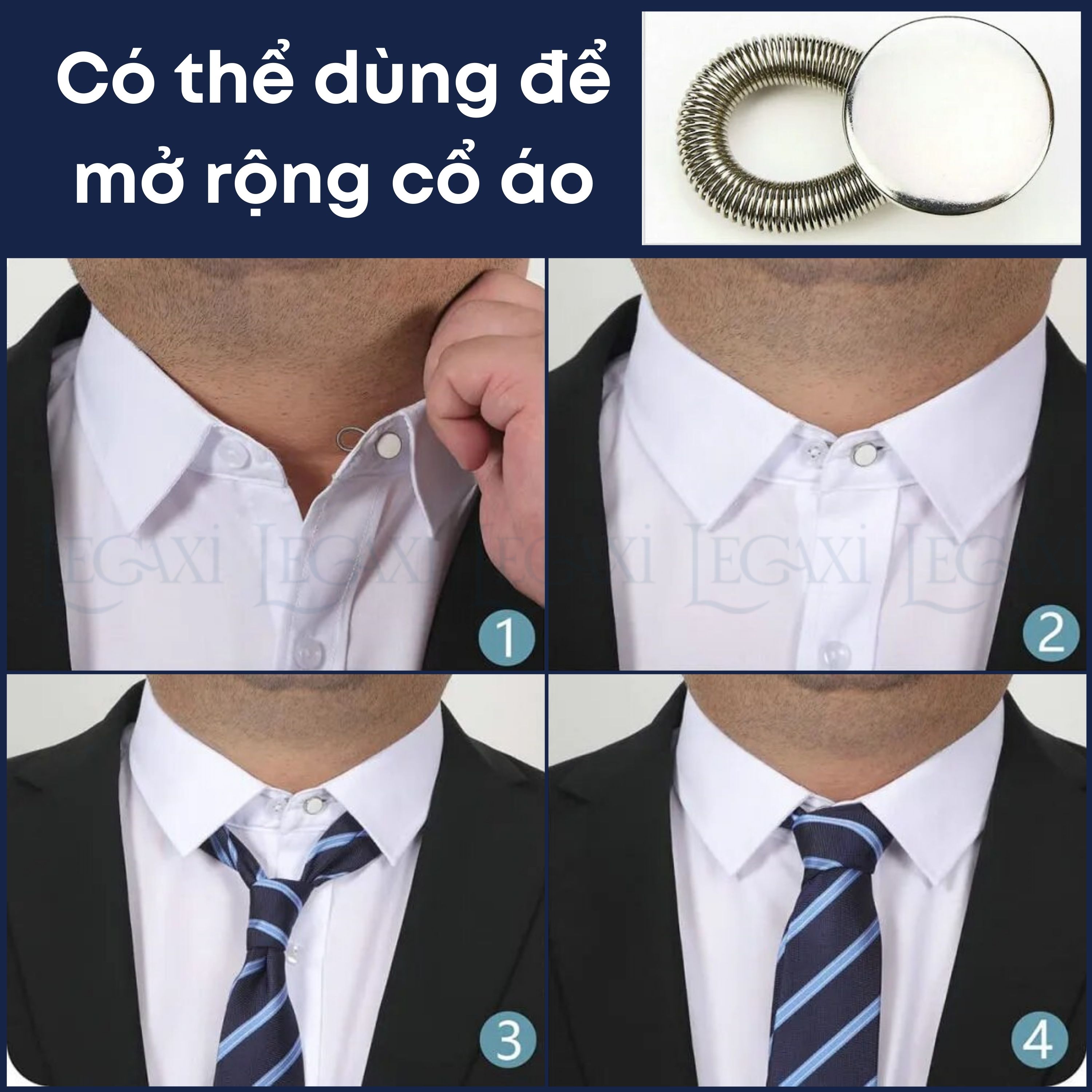 Nút Mở Rộng Thắt Lưng, Nới rộng Eo Quần, Khóa Điều Chỉnh Chân Váy Cổ Áo Sơ Mi Lò Xo Hoa Cúc Jeans Denim Legaxi