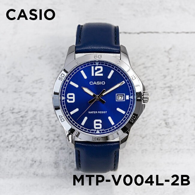 Đồng hồ nam dây da hiệu CASIO Anh Khuê MTP-V004L-2BUDF