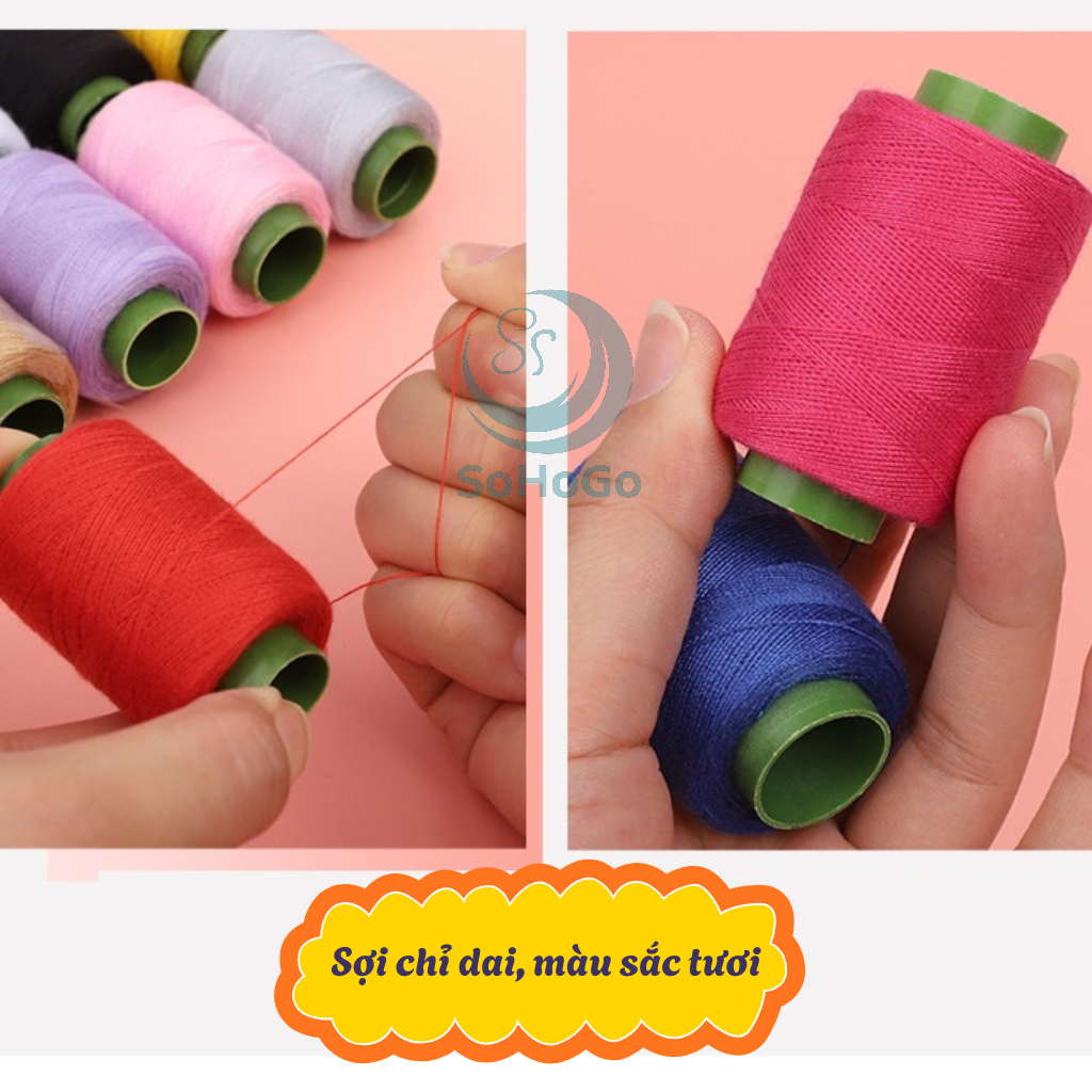 Bộ Kim Chỉ Tiện Dụng Cho Mọi Nhà -Hộp Dụng Cụ Khâu Vá Mini Cao Cấp-Bộ Chỉ May Vá Mini