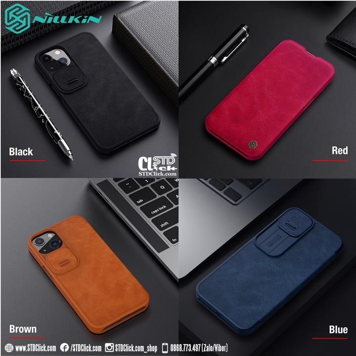 BAO DA DÀNH CHO ĐIỆN THOẠI IPHONE 13 NILLKIN QIN BẢO VỆ CAMERA