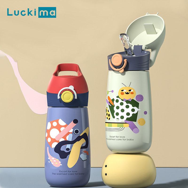400Ml Kid Thông Minh Giữ Nhiệt Màu Cảm Biến Nhiệt Độ Nước Cách Nhiệt Chân Không Thép Không Gỉ 316 Nhiệt Quà Tặng Sinh Nhật