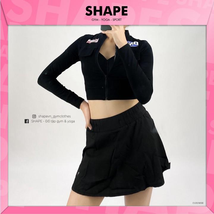 Váy tập nữ váy tennis Shape trơn