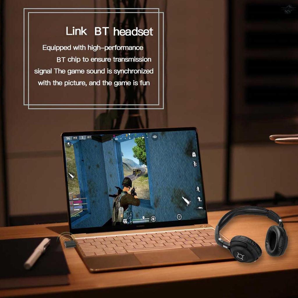 B53 Bluetooth Transmitter Adapters BT 5.0 USB Wireless Computer Adapter Audio Receiver Transmitter Dongles for Laptop Earphone