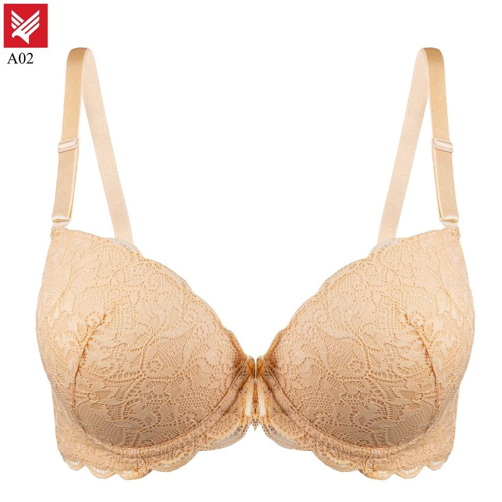 Áo lót ren nữ chất đẹp, mút dày nâng đẩy ngực KATIA LA02