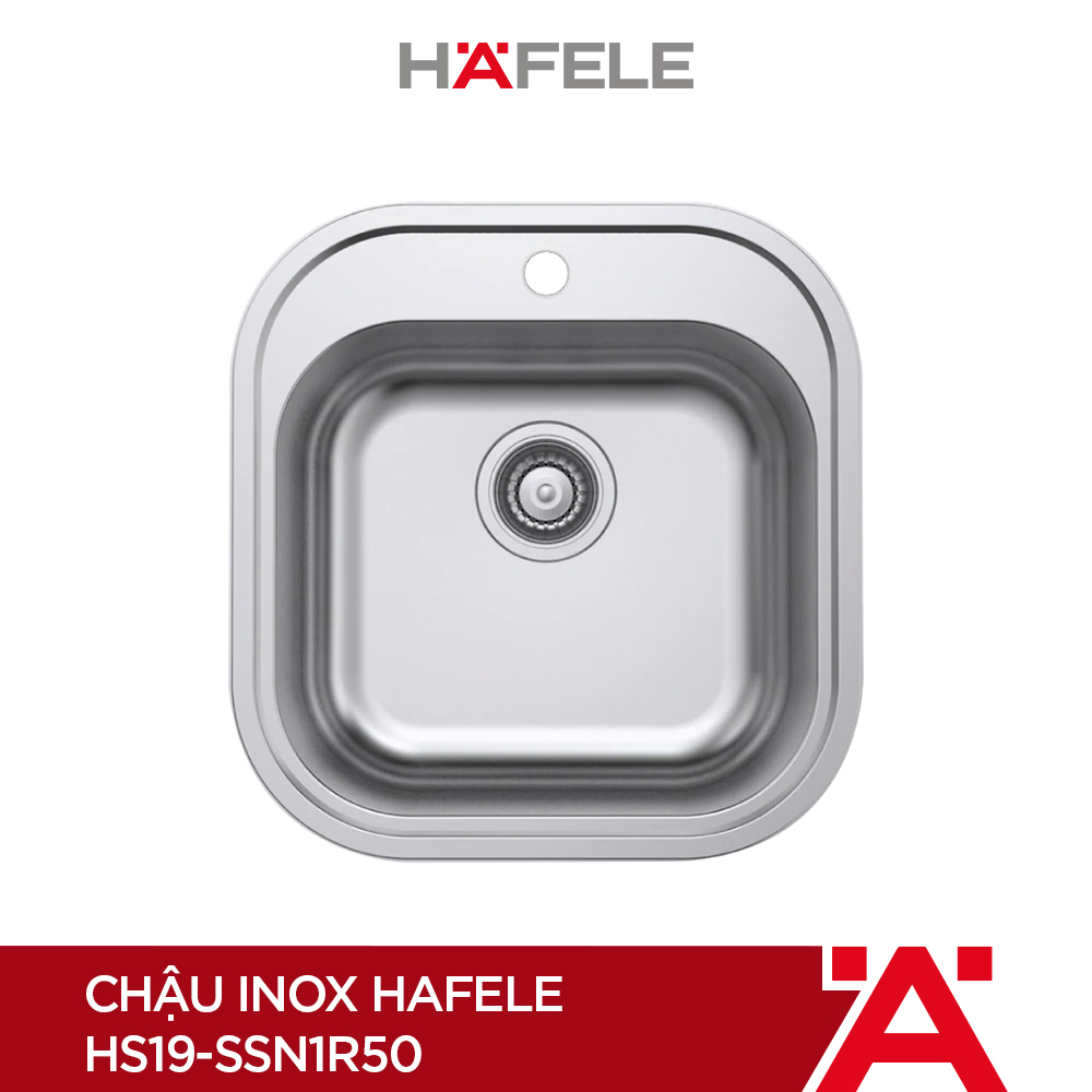 Chậu inox Hafele HS19-SSN1R50 - 567.23.083 (Hàng chính hãng)