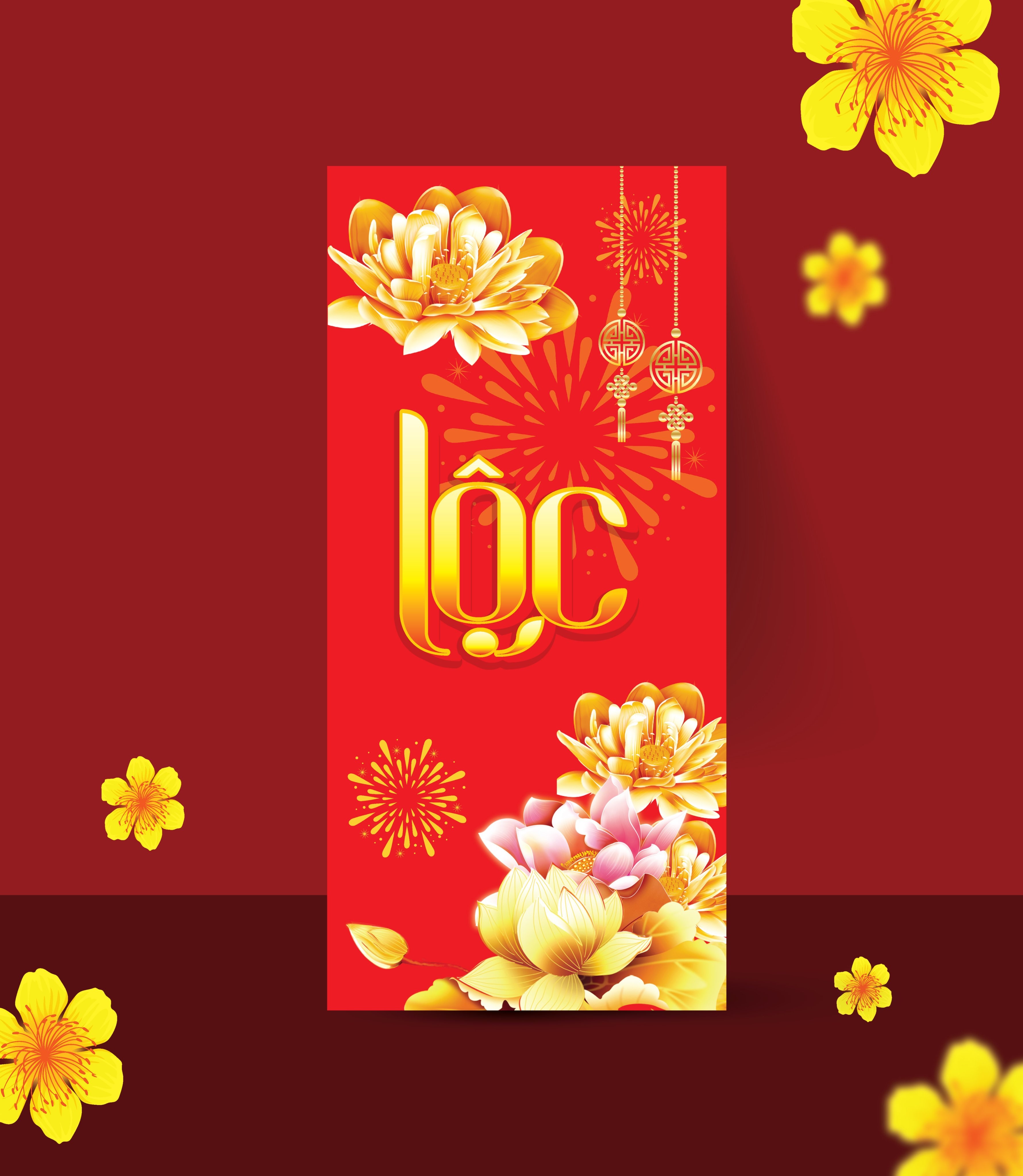 Xấp 100 bao lì xì mẫu chọn mẫu trong hình