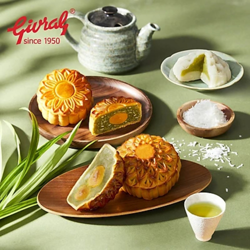 Bánh Trung Thu Givral - Combo 02 Bánh Song An 5 (150gr)