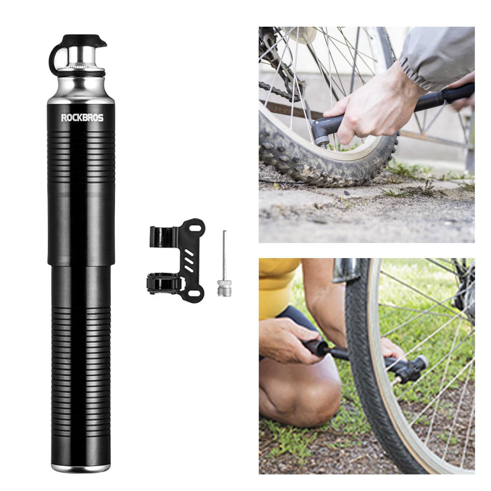 Bike Pump Bicycle Air Pump Aluminum Alloy Frame Mount Portable Hand Pump