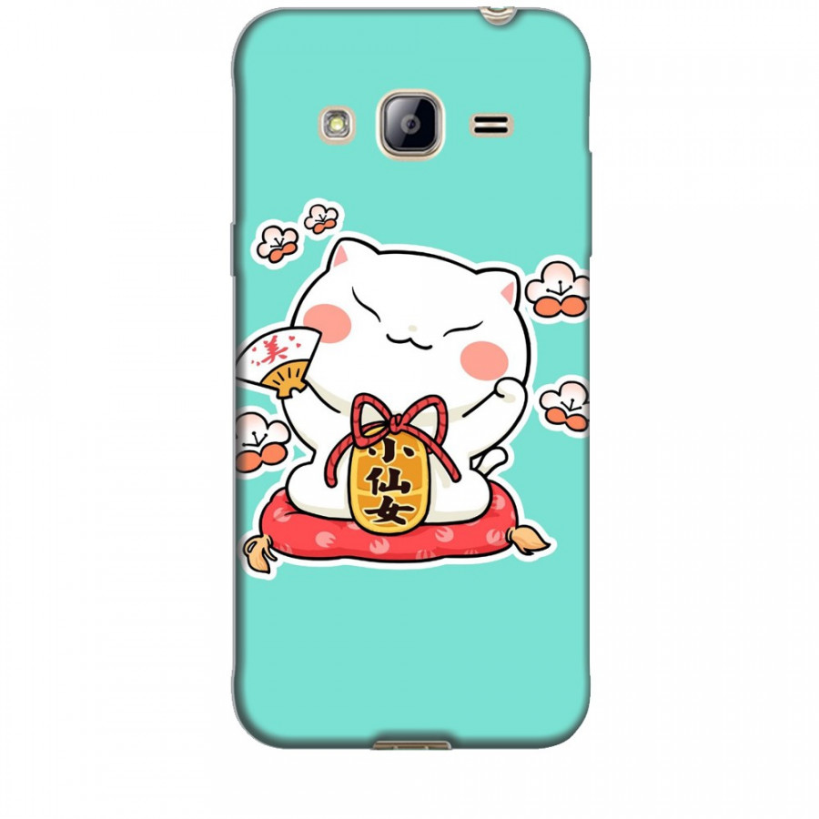 Ốp lưng dành cho điện thoại  SAMSUNG GALAXY J3 Mèo Thần Tài Mẫu 3