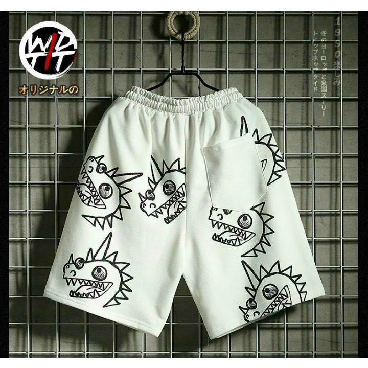 Quần short nam nữ in hình 3D chất vải thun mềm,co giãn. Quần short có 3 màu dễ phối đồ và có túi sau. K074 size M L XL