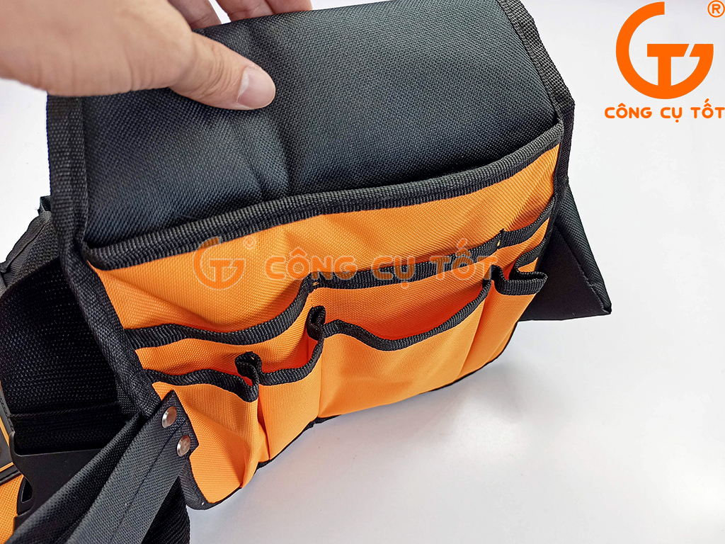 Túi đồ nghề đeo hông 2 ngăn lớn 14 ngăn nhỏ Ingco HTBP02031