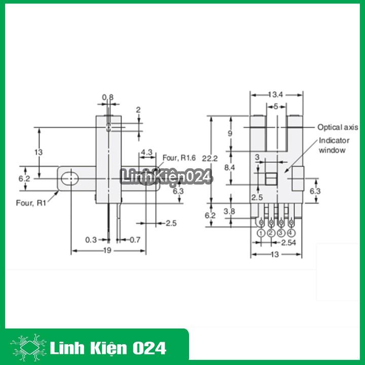 Cảm Biến Quang EE-SX672