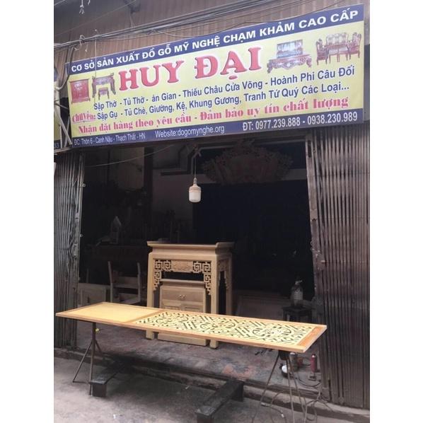 Bộ bàn thờ gỗ sồi đủ loại màu