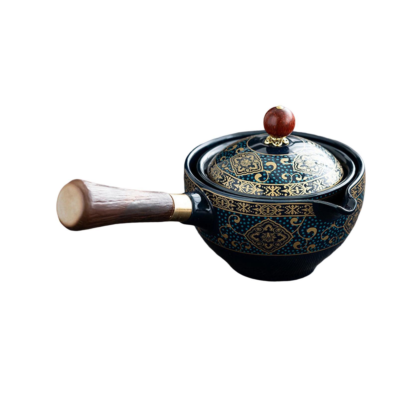 Side Handle Tea Maker Ceramic Teapot kettle for Travel