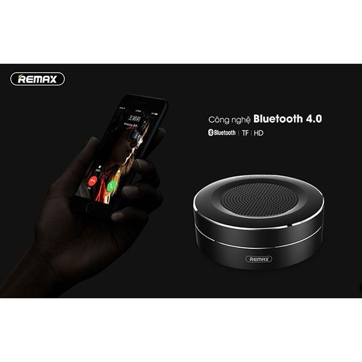 Loa Bluetooth tròn mini Remax RB - M13- Pin Trâu - Hàng Chính Hãng