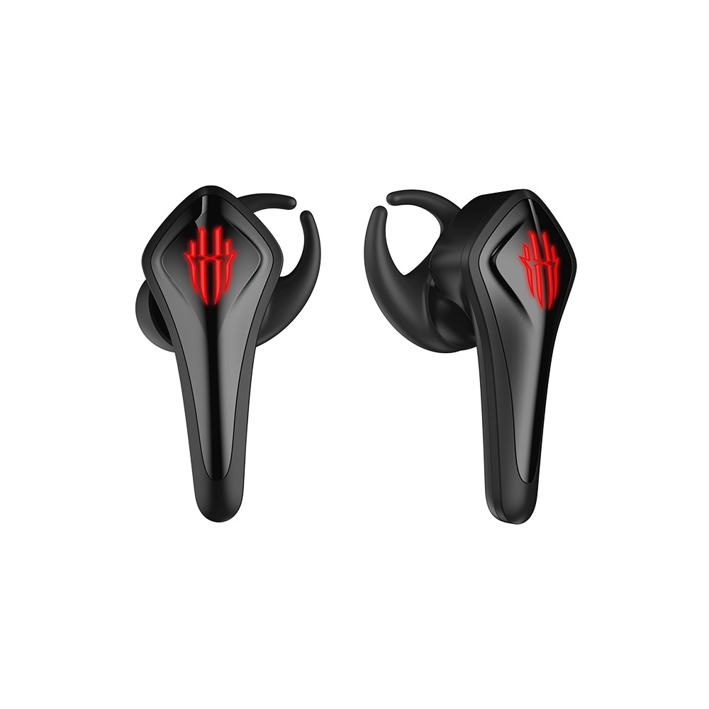 Tai Nghe Bluetooth True Wireless Nubia RedMagic Cyberpods | Bluetooth 5.0 | TWS Gaming | Độ Trễ Siêu Thấp 39ms | Sạc USB Type C - BH 6 Tháng - Hàng Chính Hãng