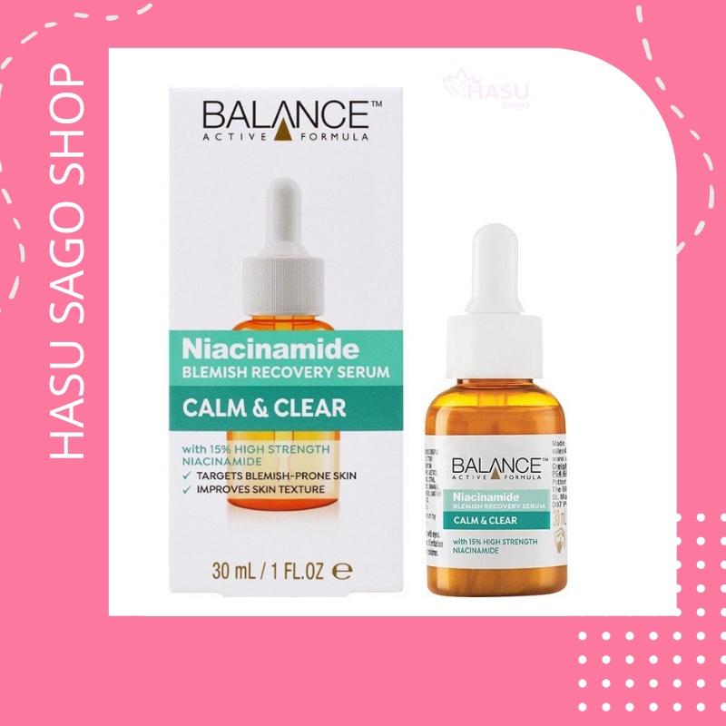 Serum Ngừa Mụn Giảm Thâm Balance Active Formula Niacinamide 15 % Blemish Recovery