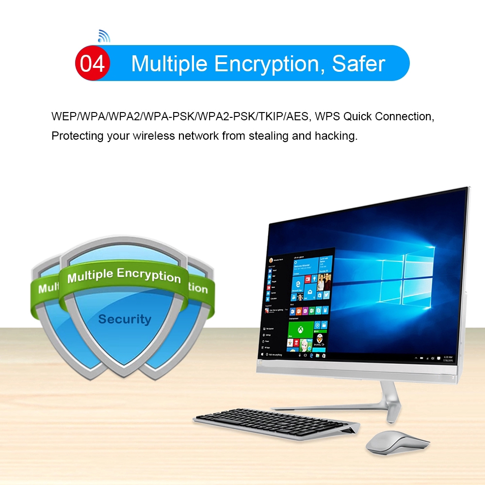 Ăng Ten Thu Sóng Wifi 1200mbps 5ghz 2.4ghz 802.11ac Rtl8812Bu Tiện Dụng - miếng lót chuột