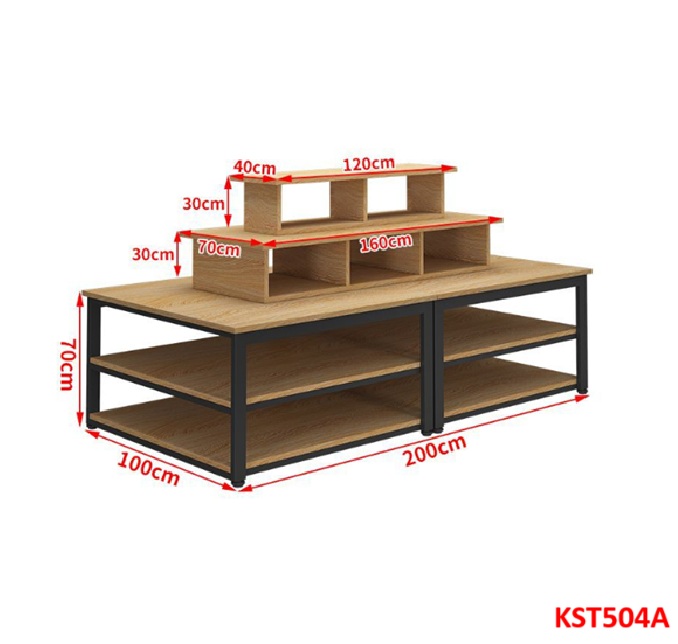 Kệ trưng bày sản phẩm, hàng hóa , kệ siêu thị , cửa hàng KST504A - NỘI THẤT LẮP RÁP VIENDONGADV