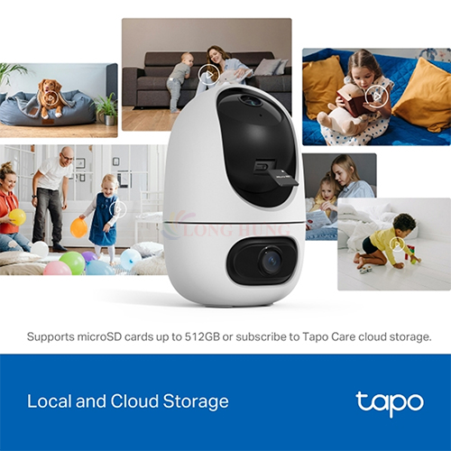 Camera trong nhà TP-Link Tapo Dual Lens Pan/Tilt Home Security Wifi 2K C245D - Hàng chính hãng