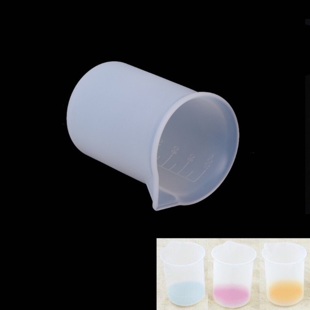 ￼Cốc silicone 100ml pha nhựa Epoxy Resin